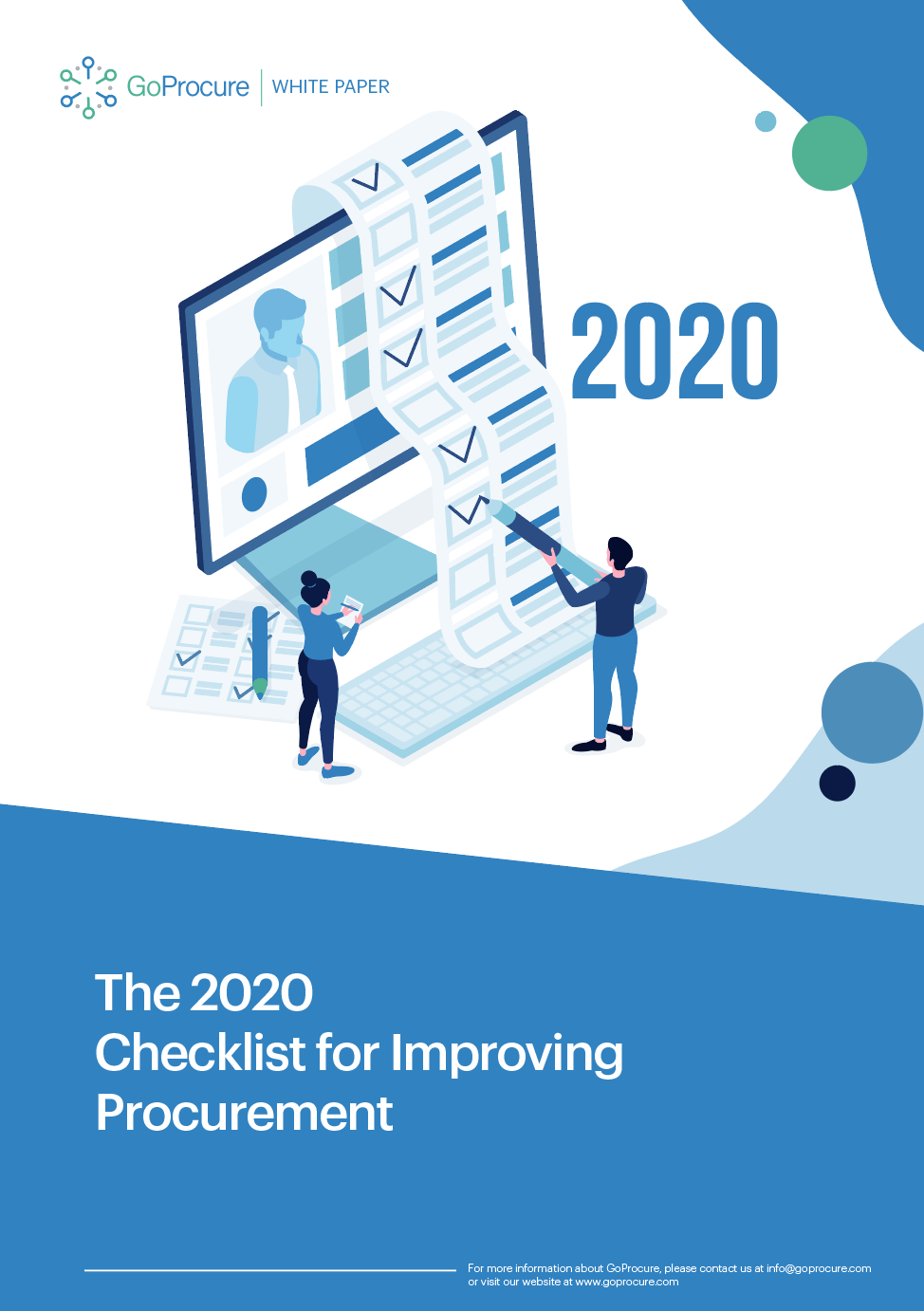 2020 Checklist for Improving Procurement Front Page